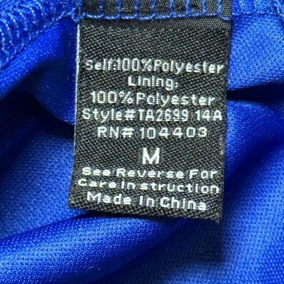 Love Culture M Blue Strapless High Low Dress w/ Belt - Picture 8 of 9